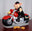 BIKER PIGGY PIG HOG ON HARLEY MOTORCYCLE COOKIE JAR NEW